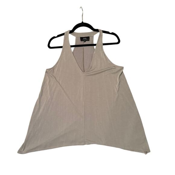 Anthropologie COA Recline V-neck Tank Top - Brown - Size L - Picture 6 of 9